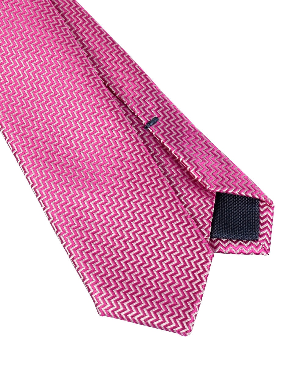 Corbata slim estampado geométrico para hombre 3