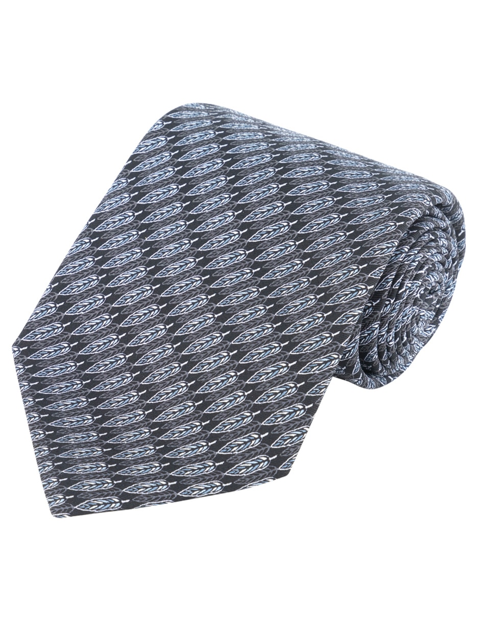 Corbata pineda covalin regular seda negra 2