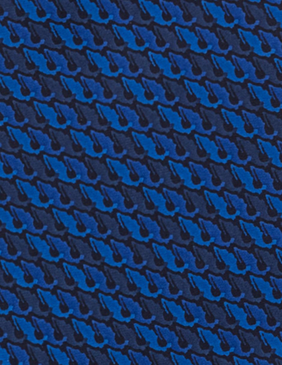 Corbata pineda covalin regular de seda estampado para hombre