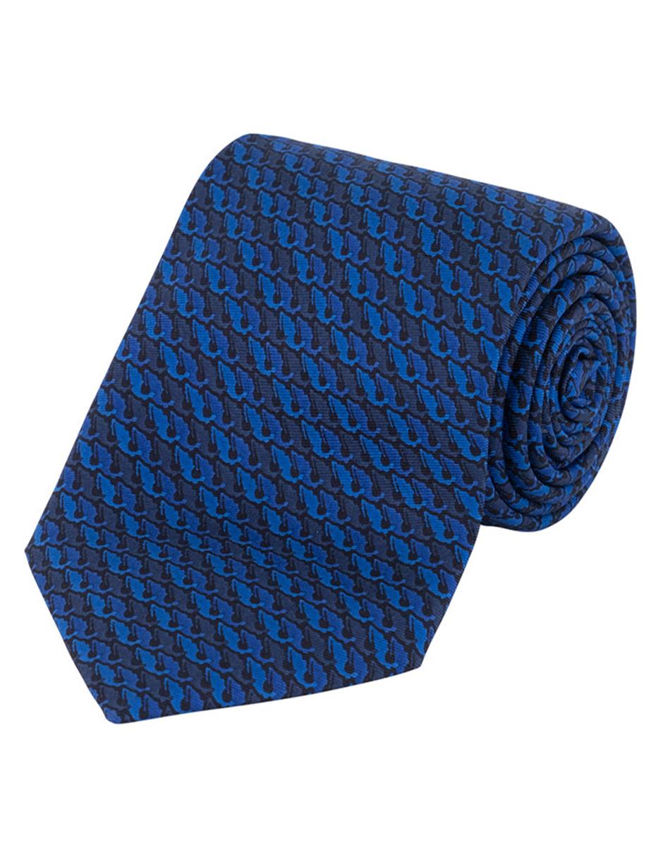 Corbata pineda covalin regular de seda estampado para hombre