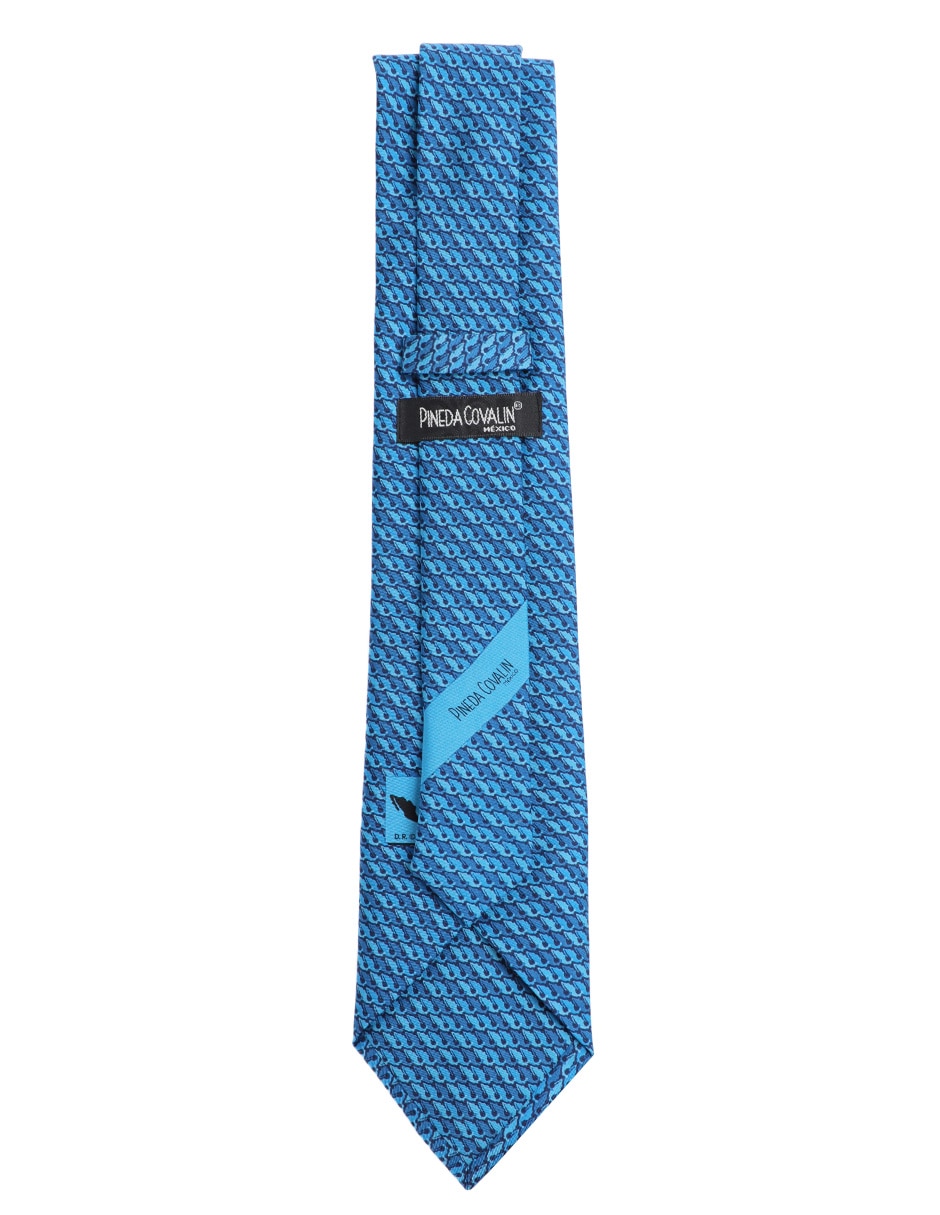 Corbata regular de seda estampado para hombre 3