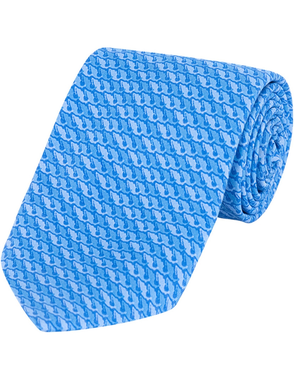 Corbata regular de seda para hombre
