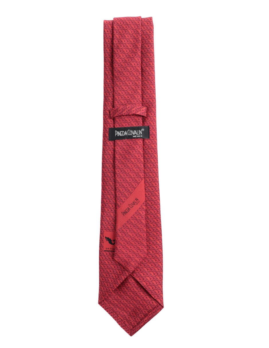 Corbata regular de seda estampado para hombre 3