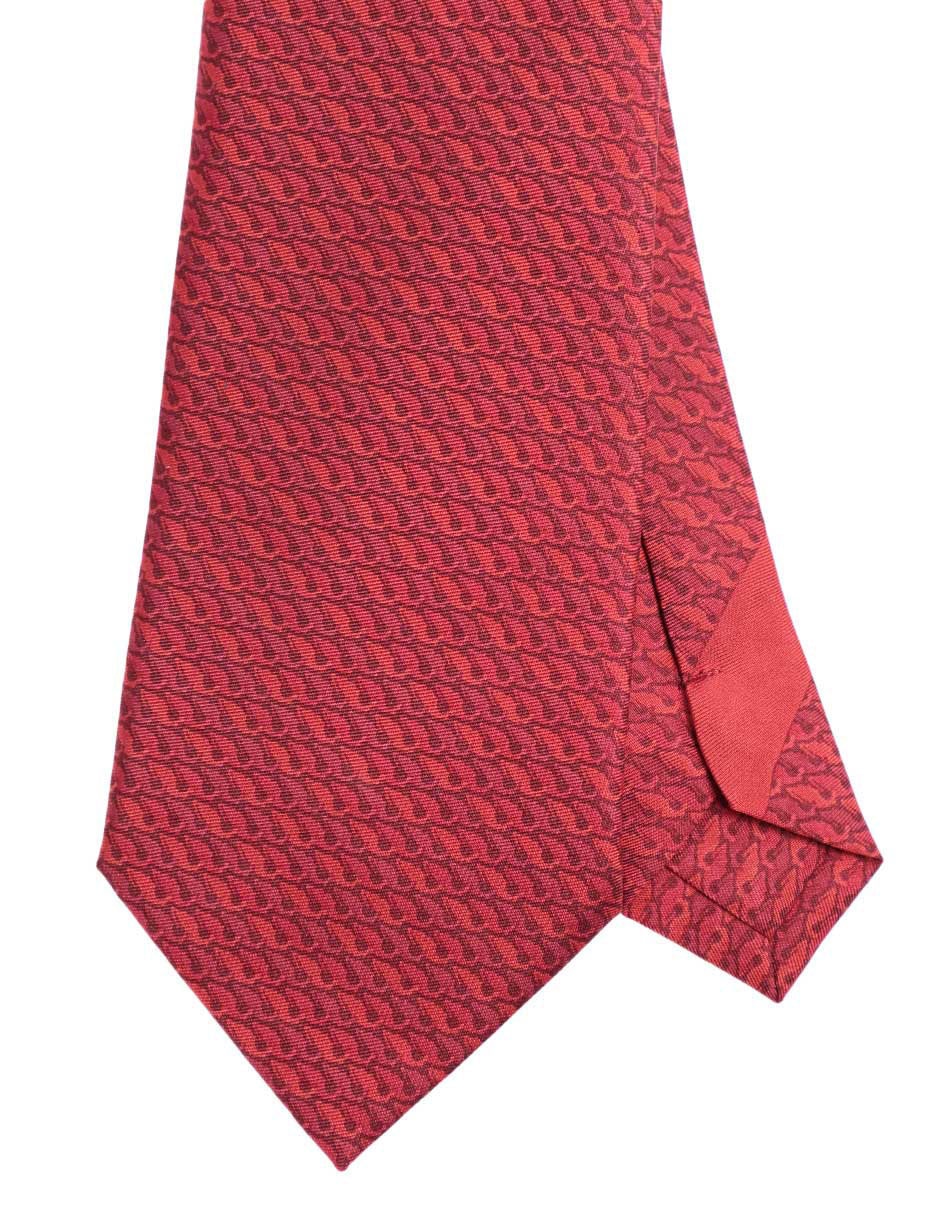 Corbata regular de seda estampado para hombre 2