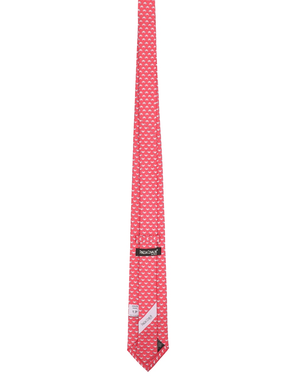 Corbata regular de seda estampado para hombre 3