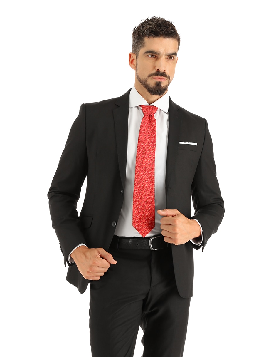 Corbata pineda covalin regular de seda estampada para hombre