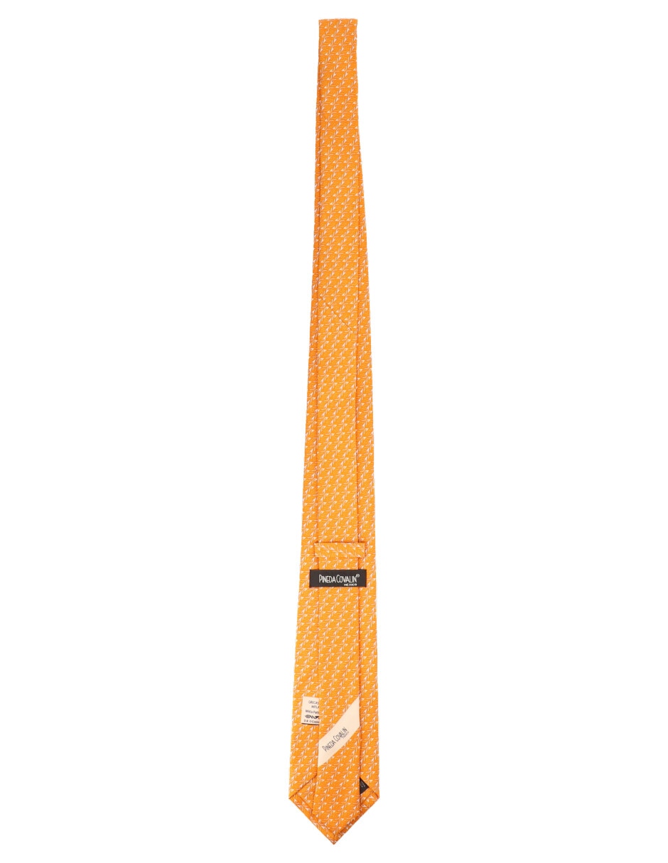 Corbata pineda covalin regular de seda estampada para hombre