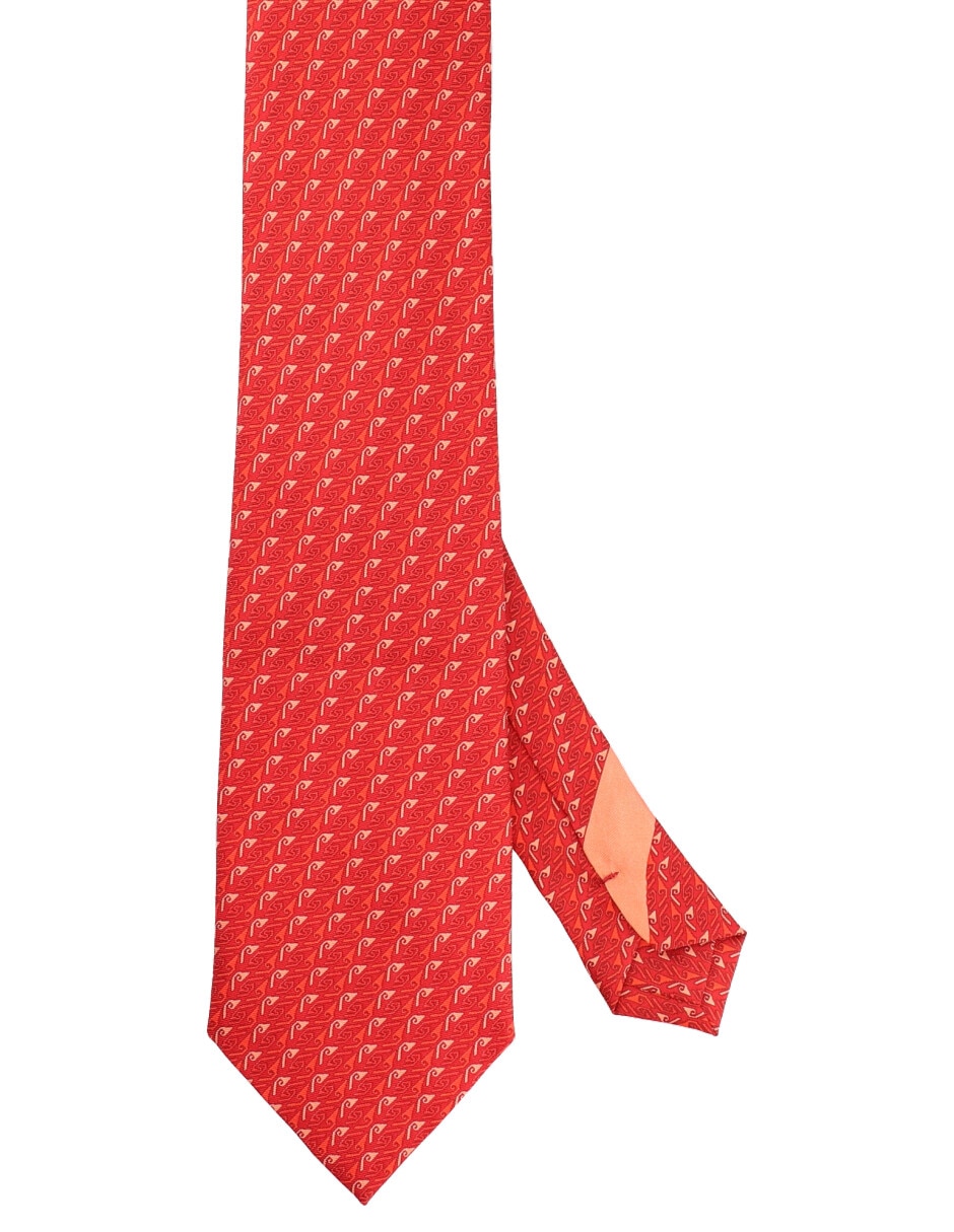 Corbata pineda covalin regular de seda estampada para hombre