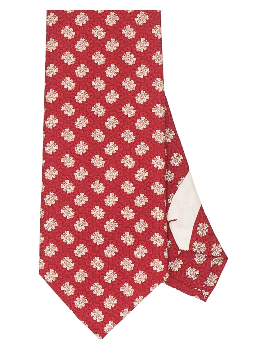 Corbata pineda covalin regular de seda estampado para hombre 1