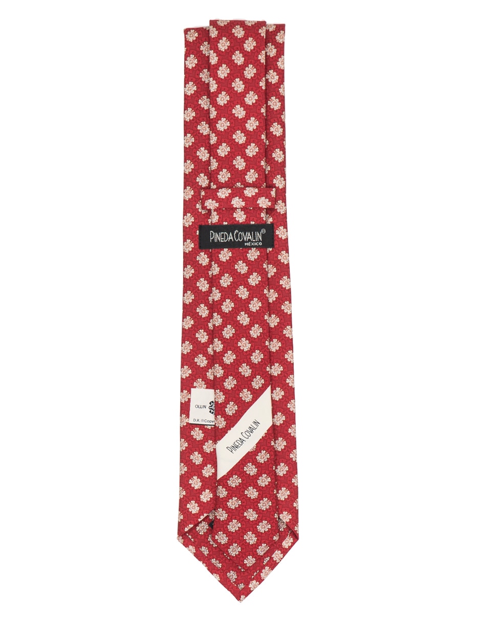 Corbata pineda covalin regular de seda estampado para hombre