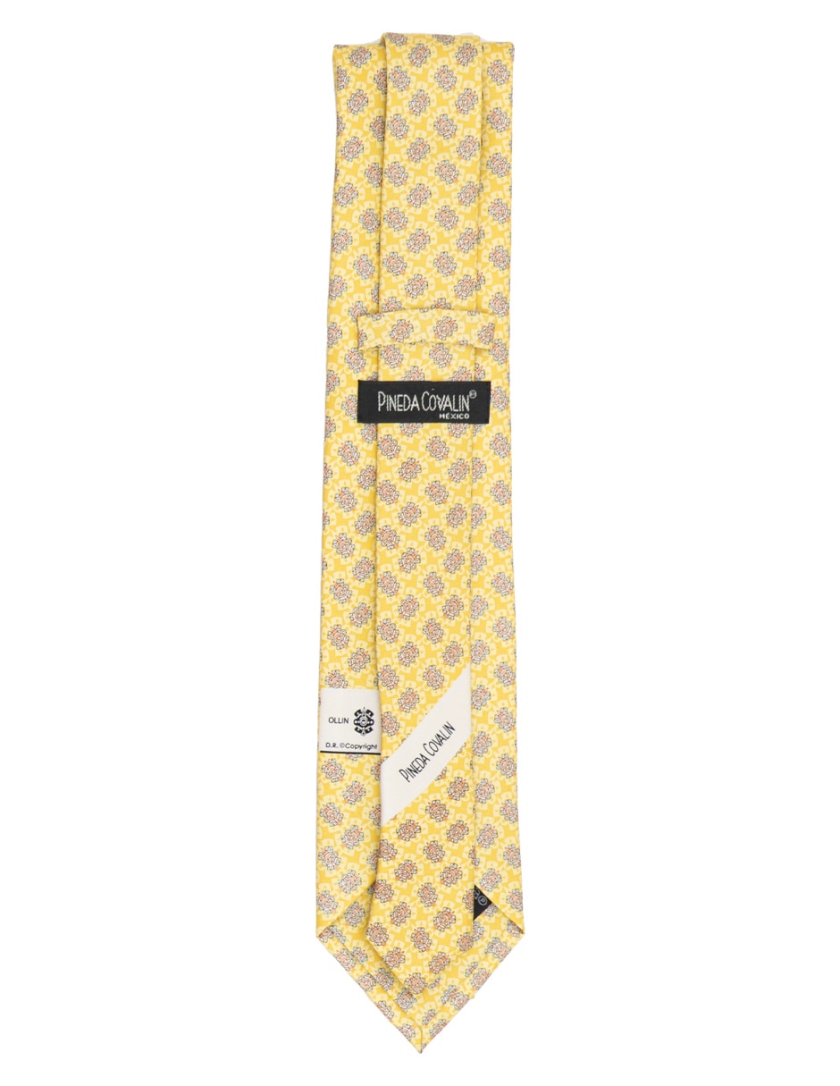 Corbata pineda covalin regular de seda estampado para hombre