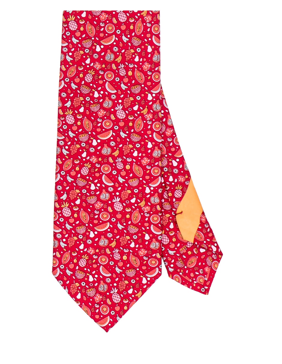 Corbata pineda covalin regular de seda estampada para hombre 1