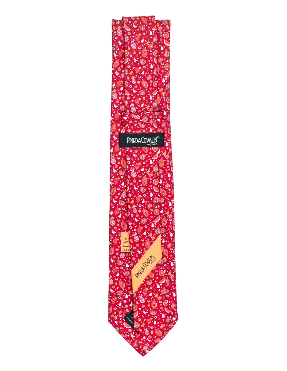 Corbata pineda covalin regular de seda estampada para hombre 2