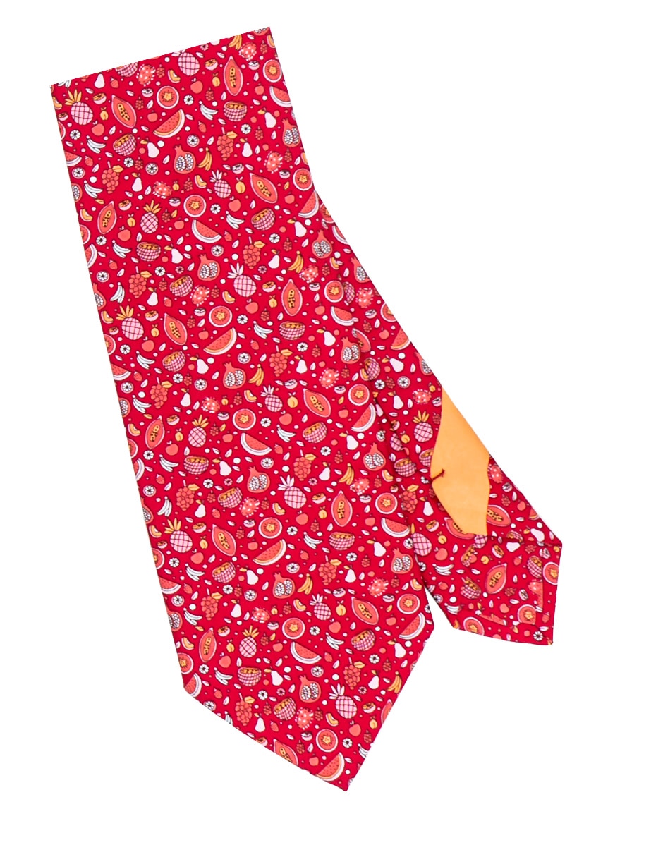 Corbata pineda covalin regular de seda estampada para hombre