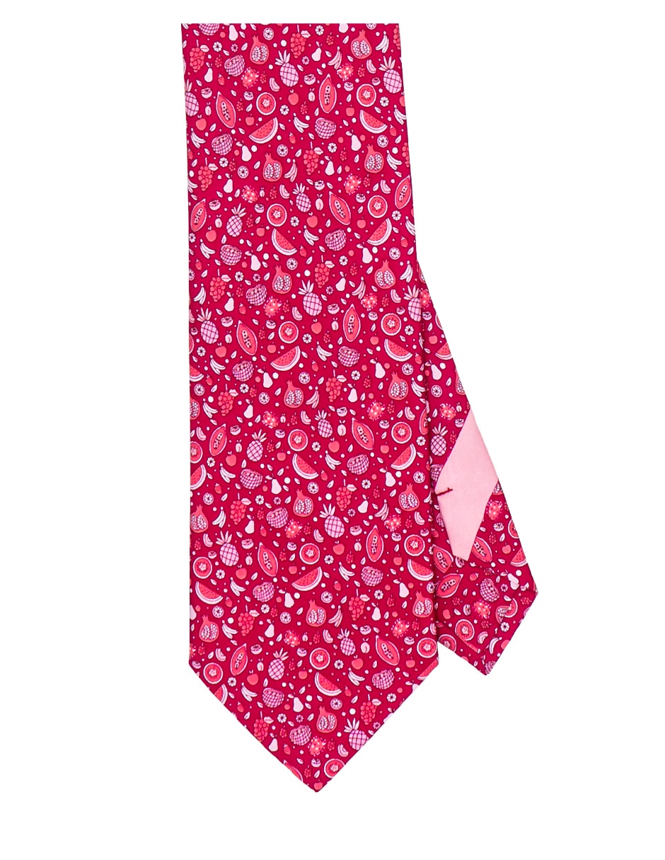Corbata pineda covalin regular de seda estampada para hombre 1