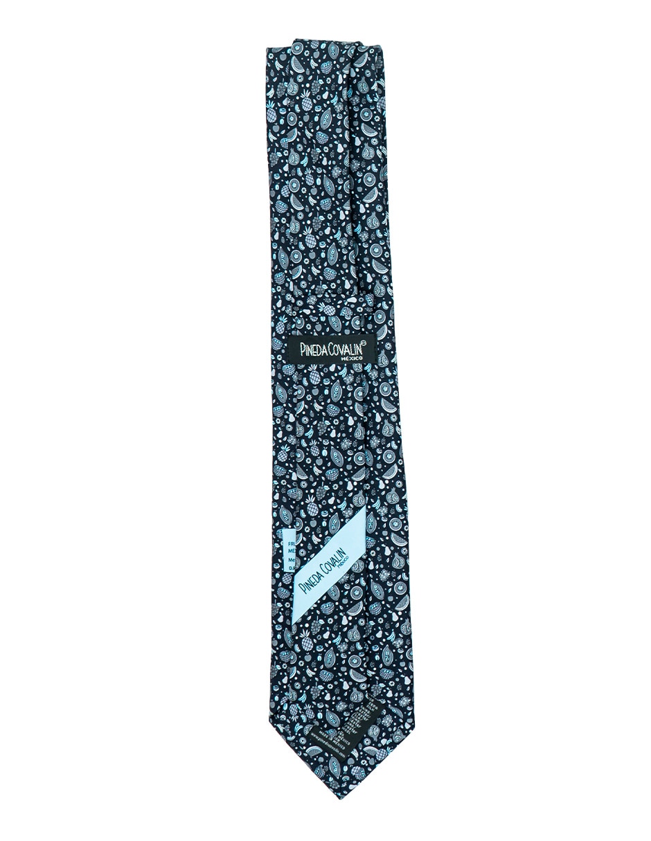 Corbata pineda covalin regular de seda estampada para hombre 2