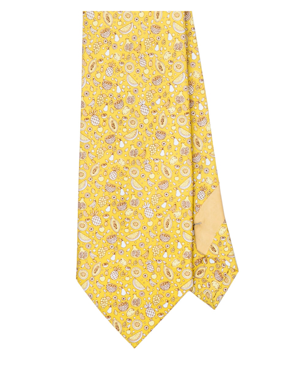 Corbata pineda covalin regular de seda estampada para hombre