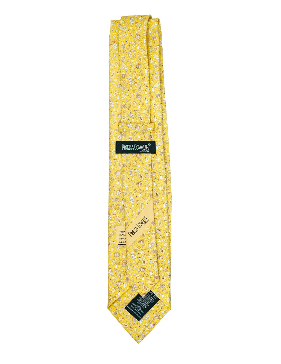 Corbata pineda covalin regular de seda estampada para hombre