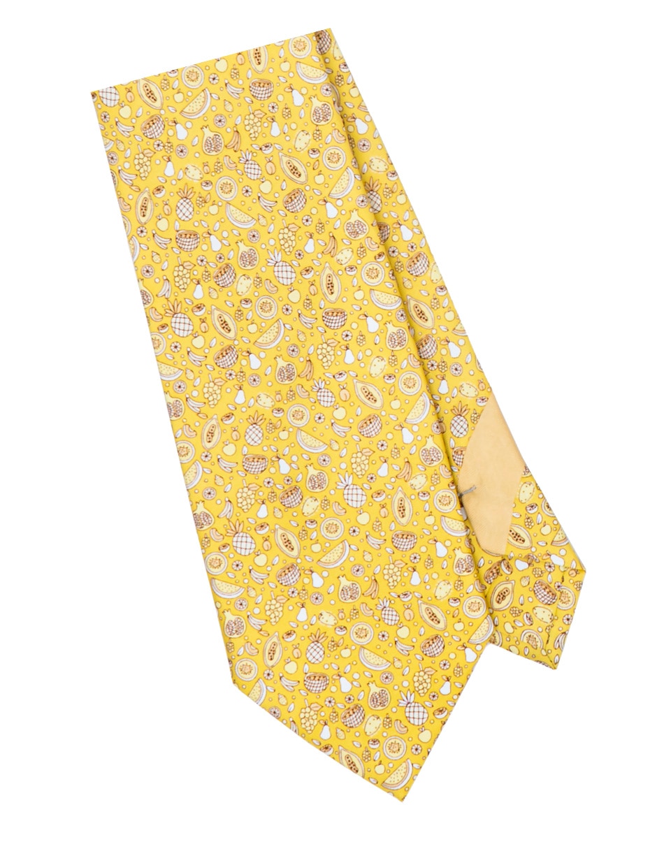 Corbata pineda covalin regular de seda estampada para hombre