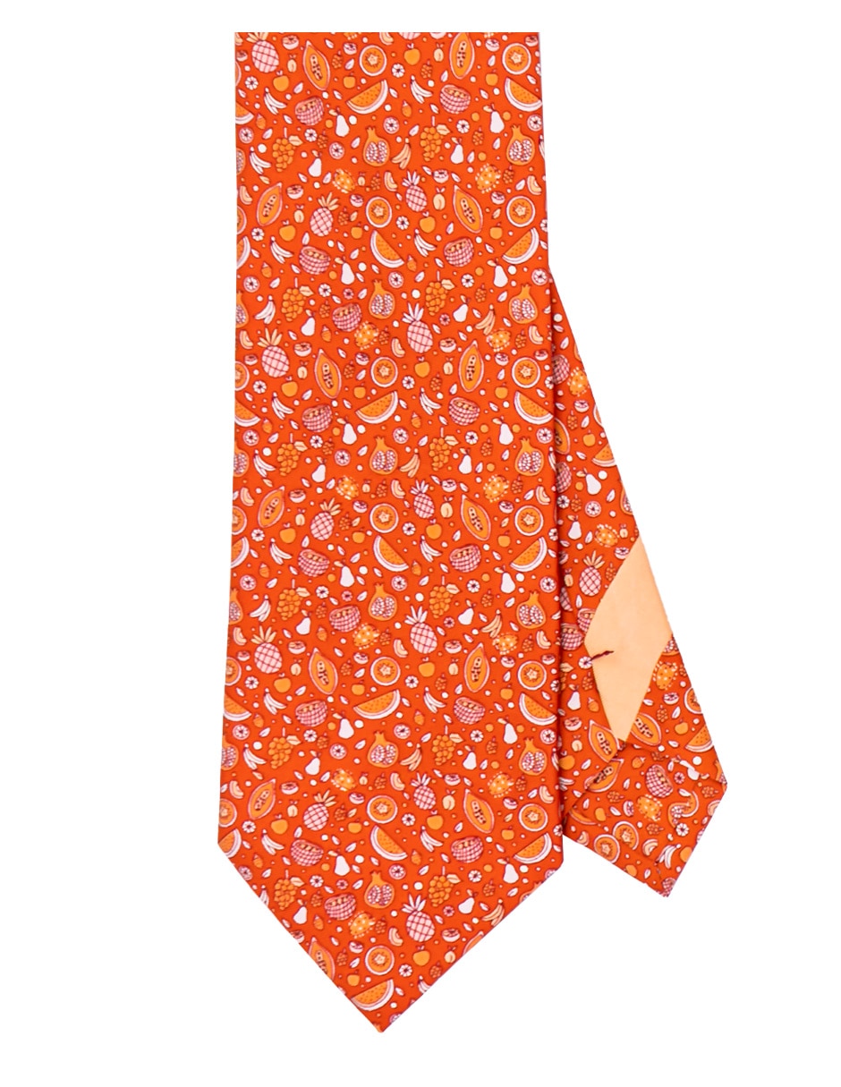 Corbata pineda covalin regular de seda estampada para hombre