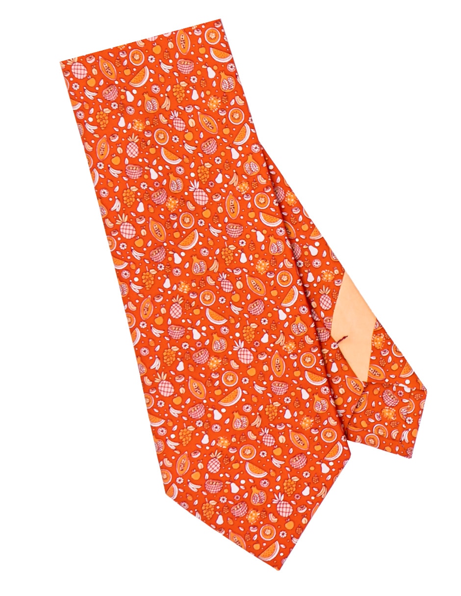 Corbata pineda covalin regular de seda estampada para hombre