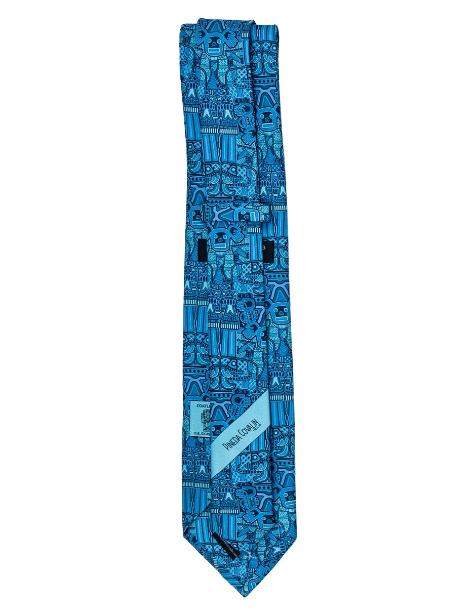 Corbata pineda covalin regular de seda estampada para hombre