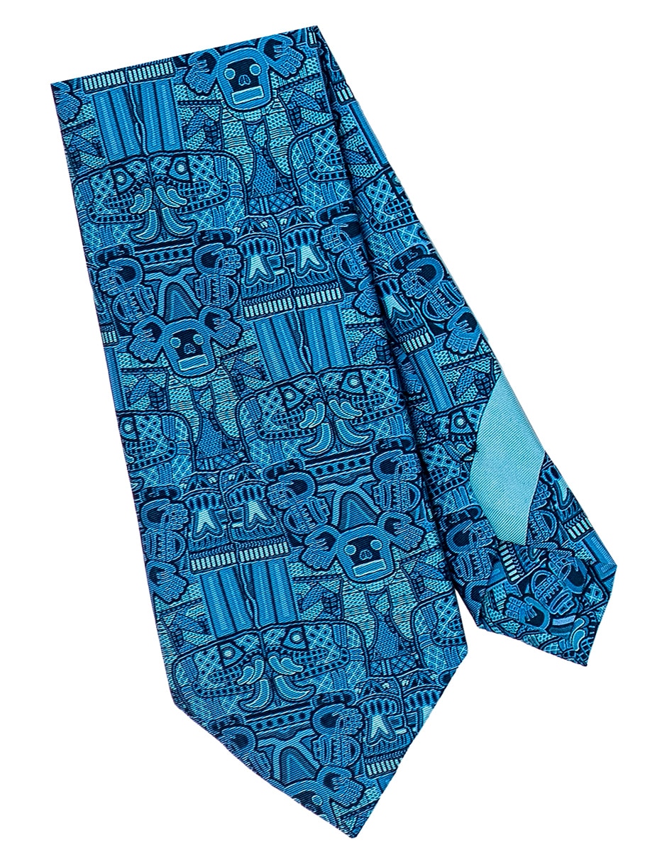 Corbata pineda covalin regular de seda estampada para hombre