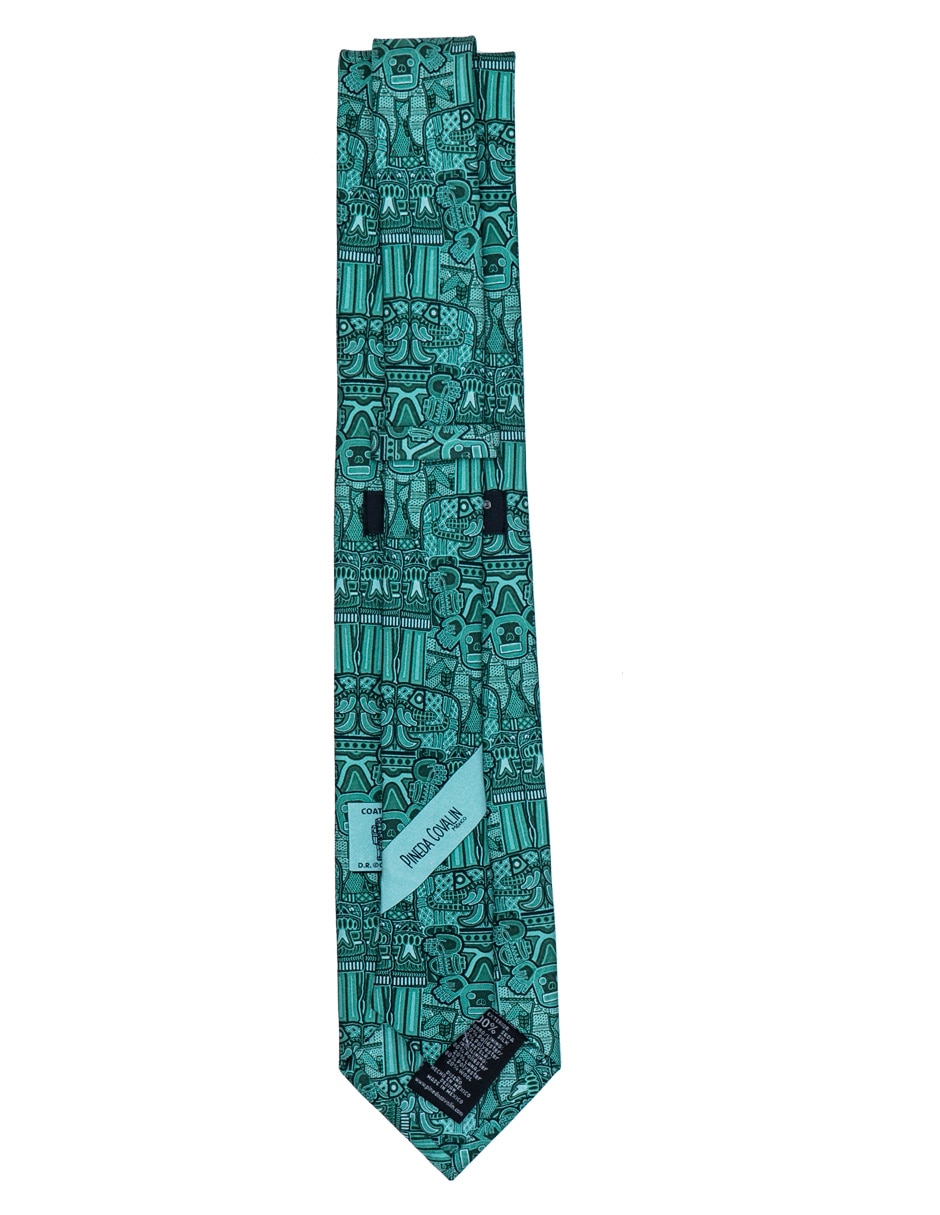 Corbata pineda covalin regular de seda estampada para hombre 2