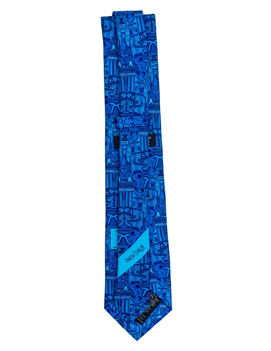 Corbata pineda covalin regular de seda estampada para hombre 2