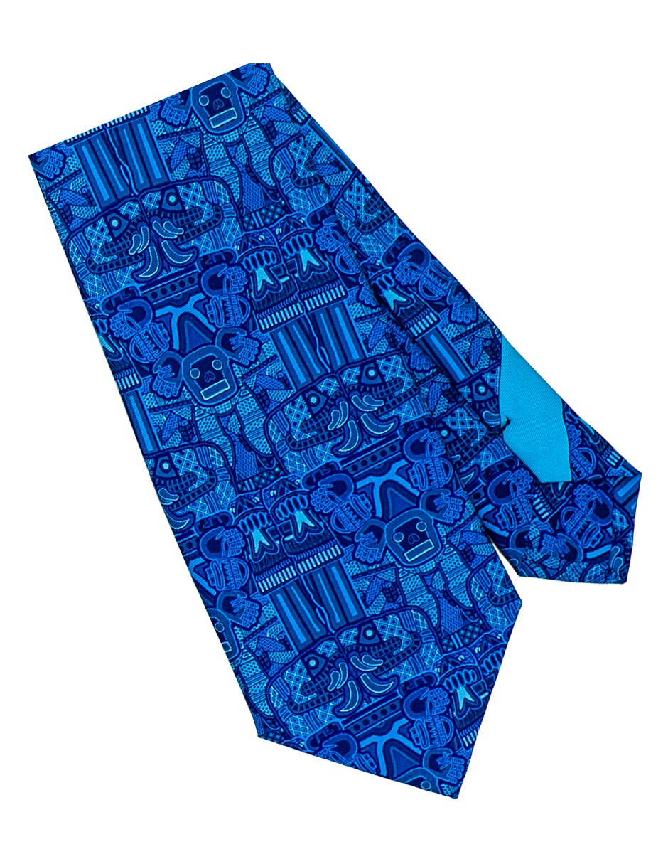 Corbata pineda covalin regular de seda estampada para hombre