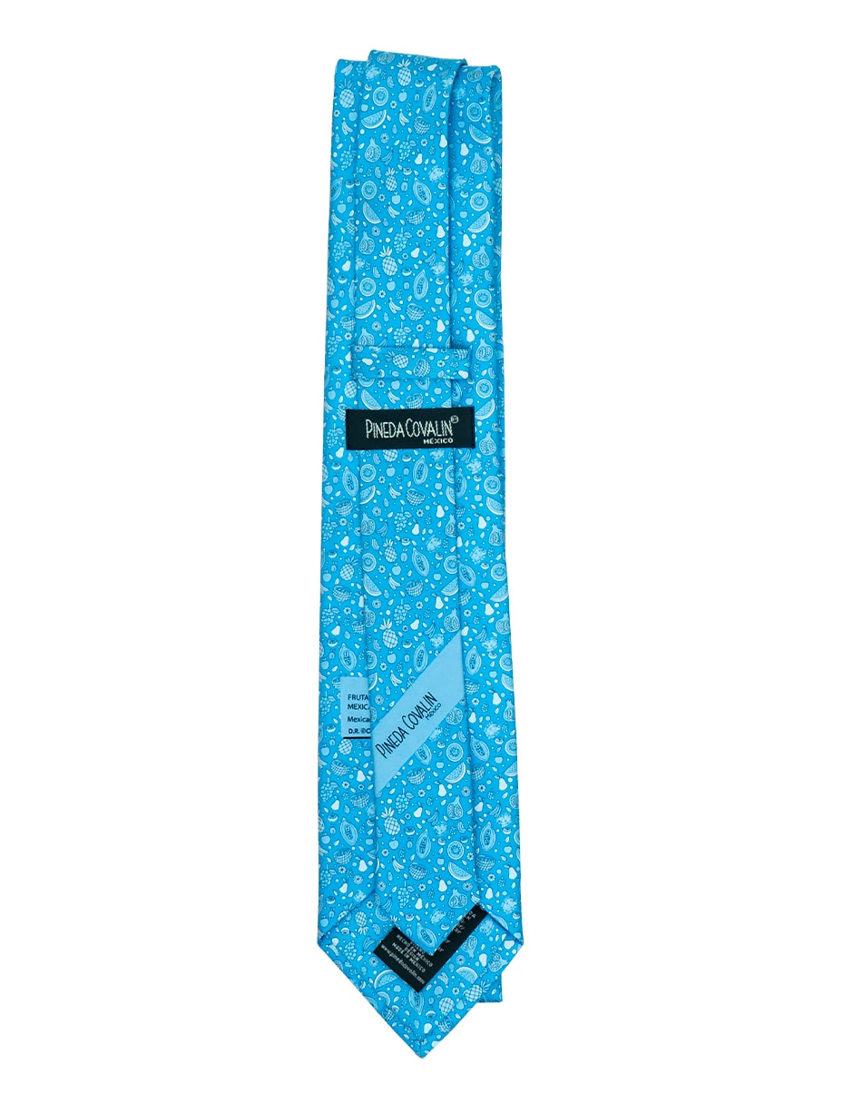 Corbata Pineda Covalin regular de seda estampada para hombre
