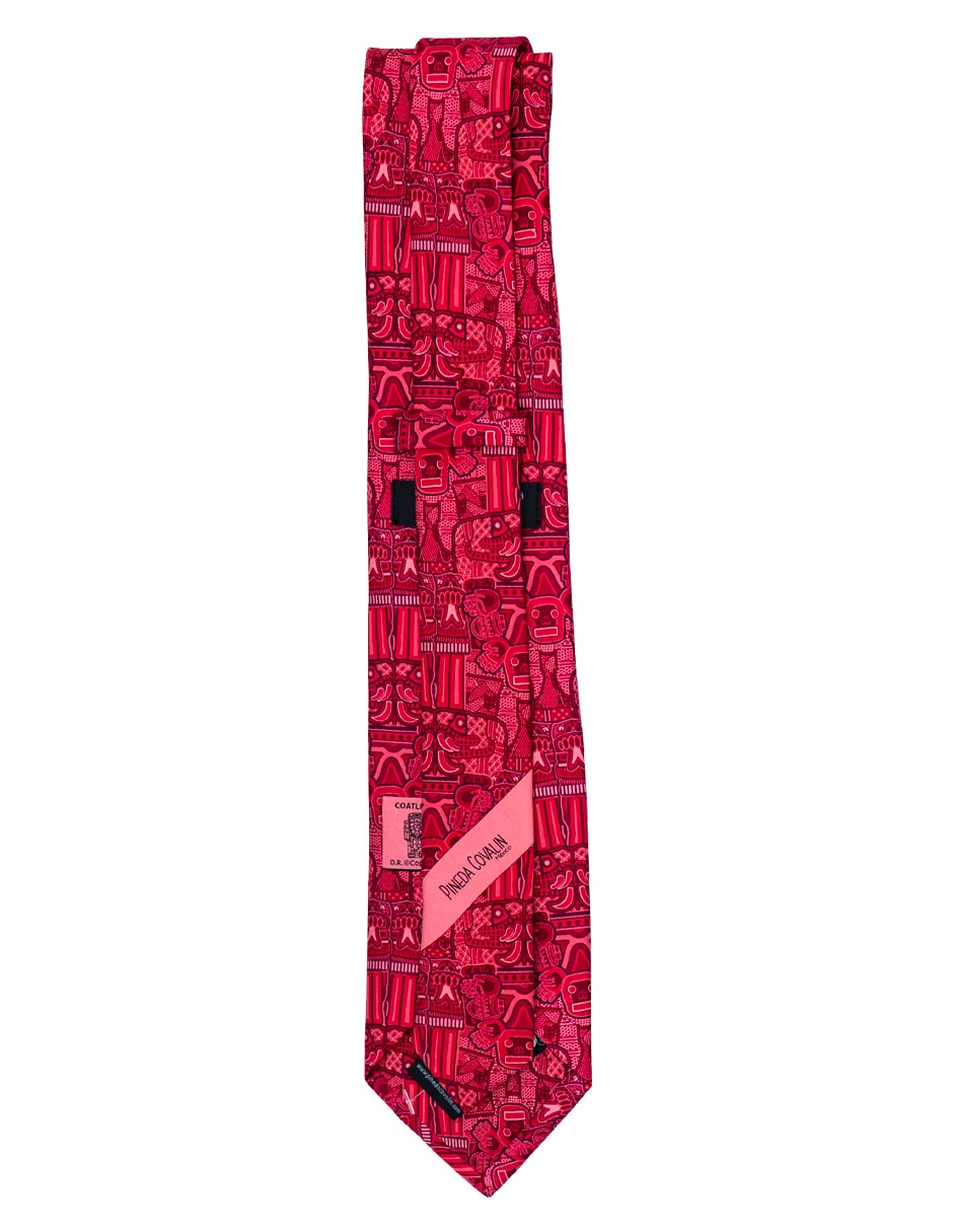 Corbata pineda covalin regular de seda estampada para hombre 2