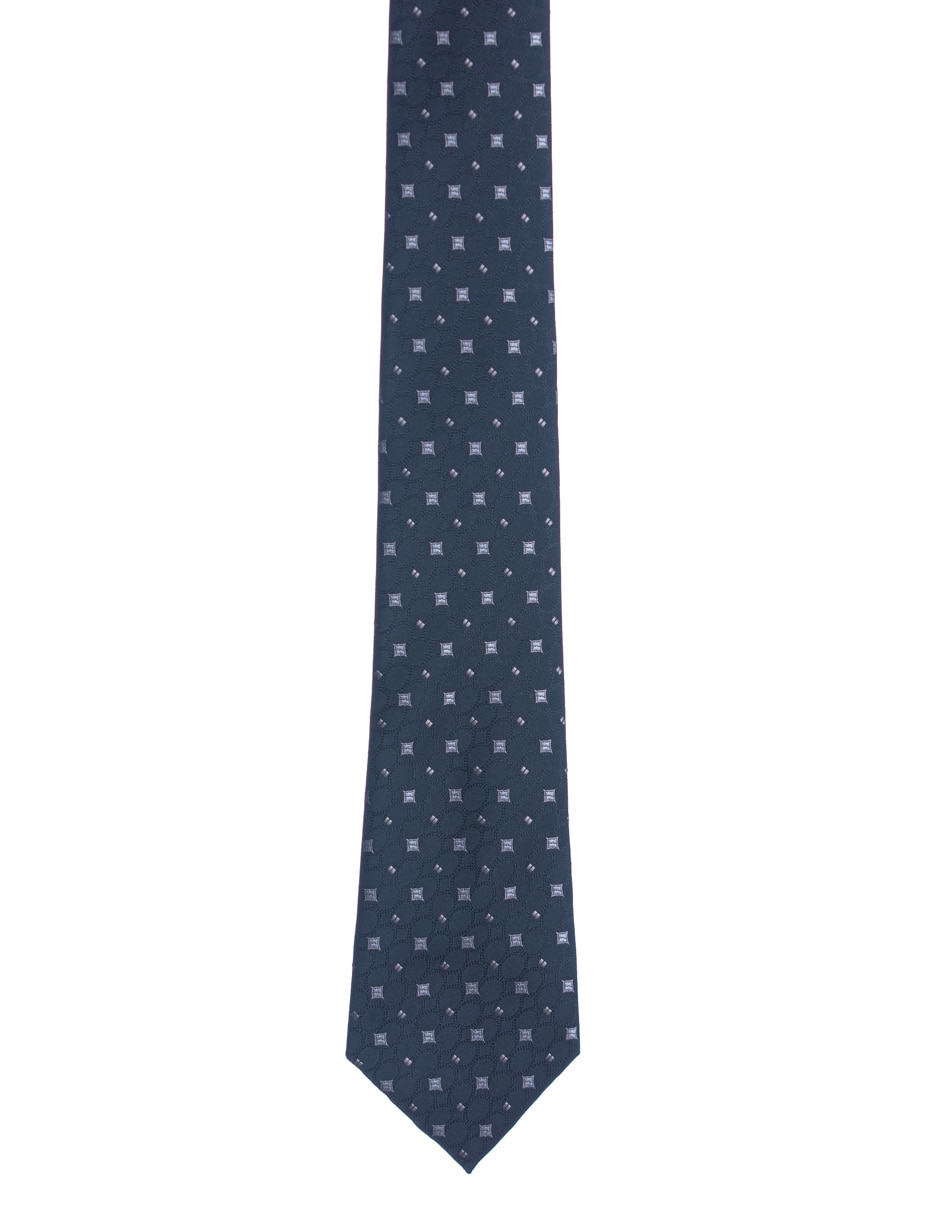 Corbata regular estampado a cuadros para hombre