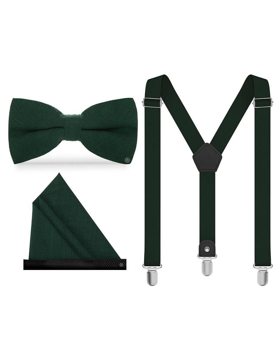Set de moño y tirantes para hombre 1