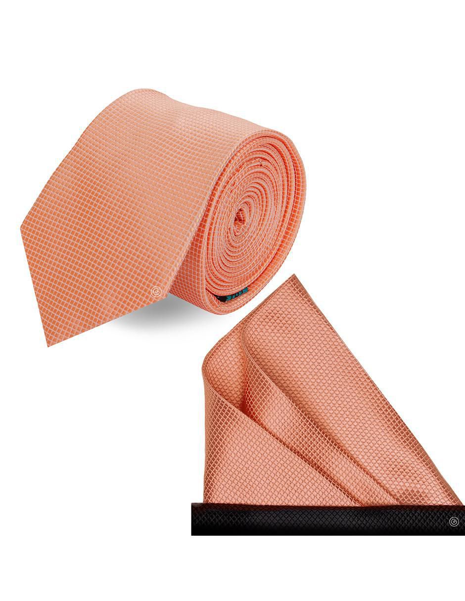Set de corbata y pañuelo slim estampado para hombre 1