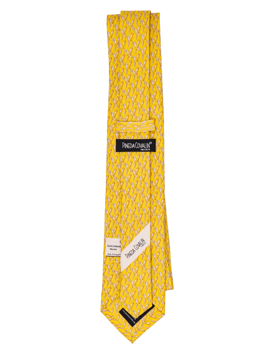 Corbata Pineda Covalin regular de seda para hombre 2