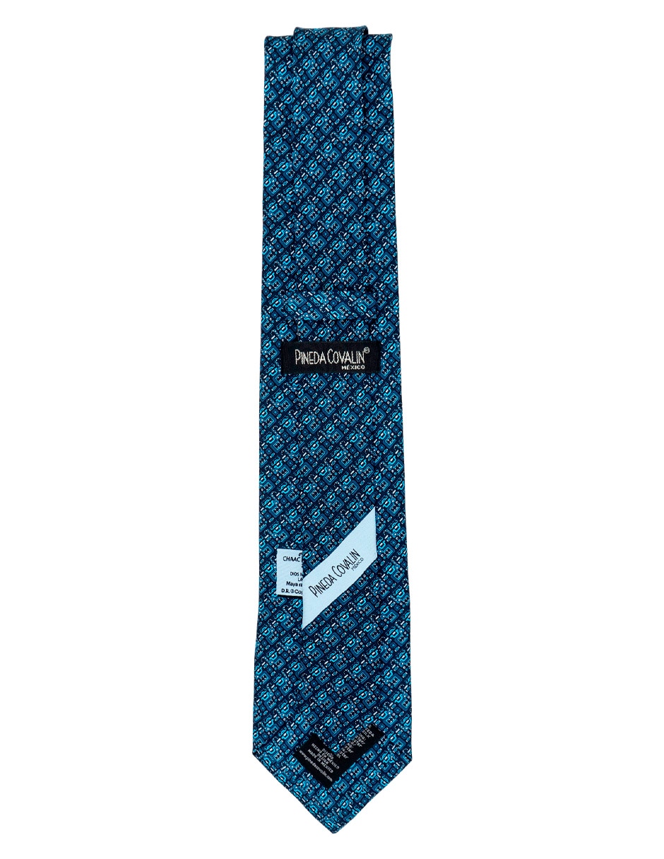 Corbata regular de seda estampado para hombre 2