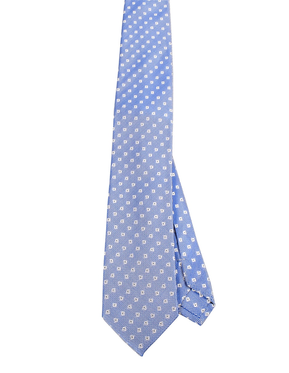 Corbata JBE regular de seda estampado a cuadros para hombre