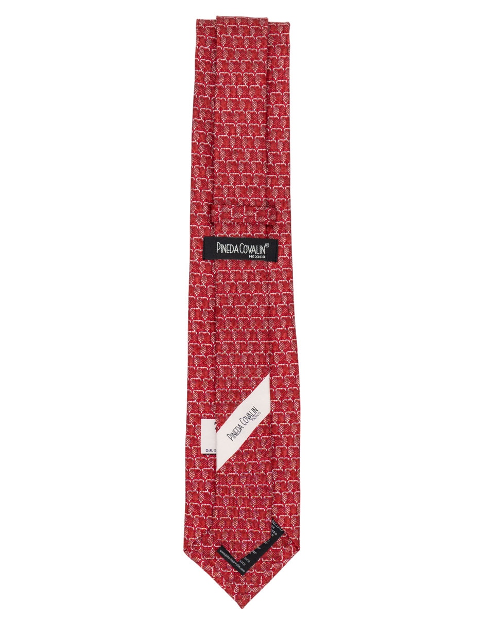 Corbata pineda covalin regular de seda estampado para hombre