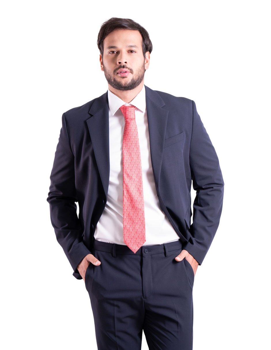 Corbata pineda covalin regular de seda estampado para hombre