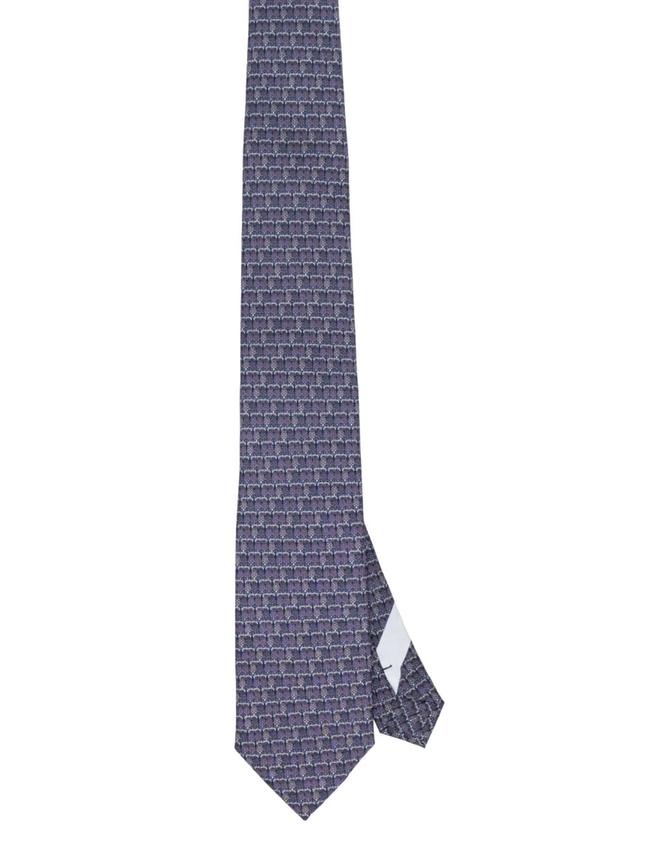 Corbata pineda covalin regular de seda estampado para hombre 1