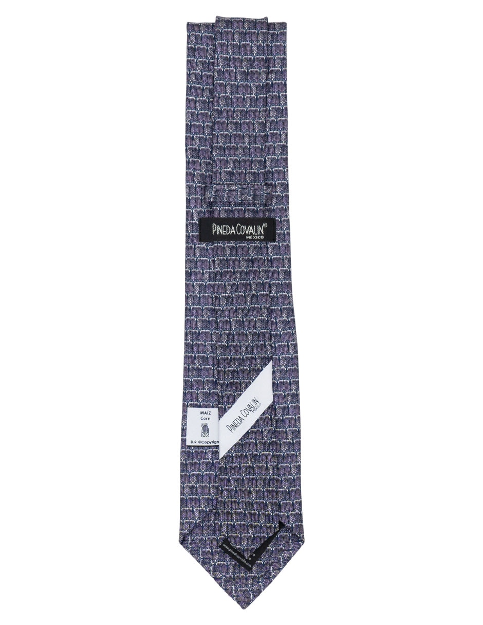 Corbata pineda covalin regular de seda estampado para hombre