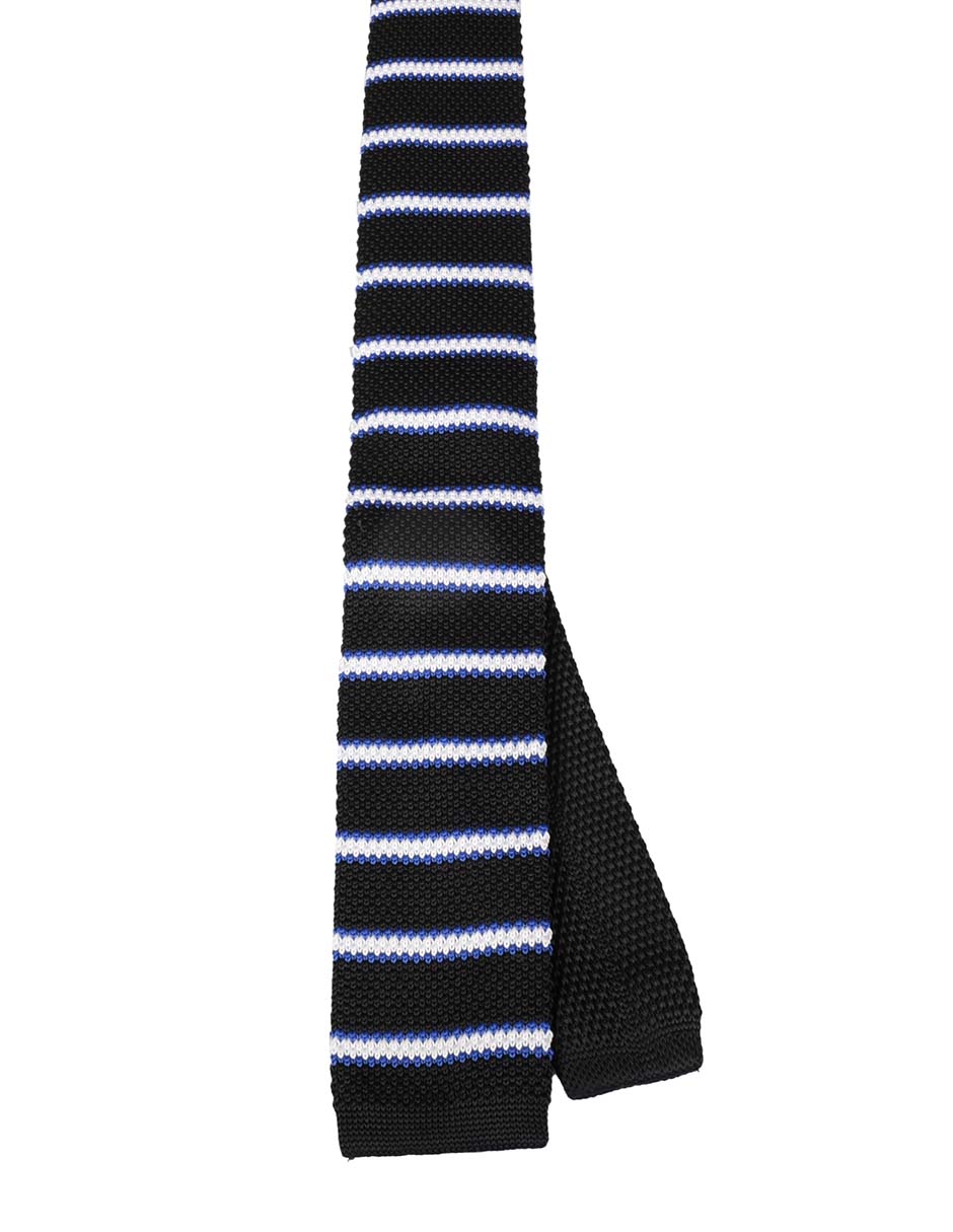 Corbata regular estampado a rayas para hombre