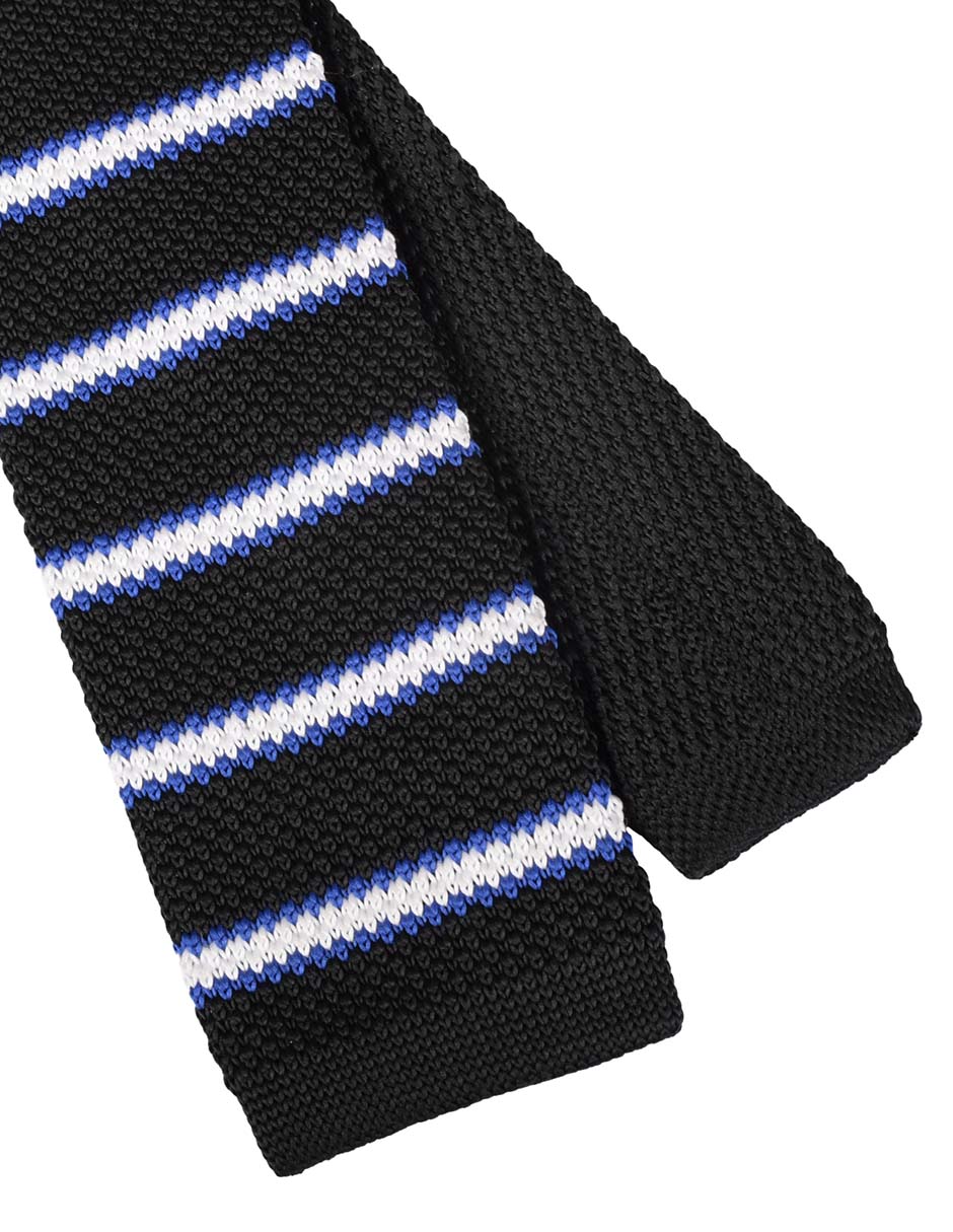 Corbata regular estampado a rayas para hombre