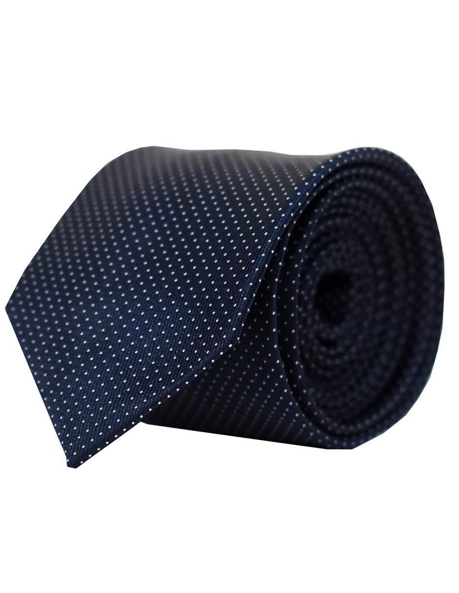 Corbata regular estampado lunares para hombre 1