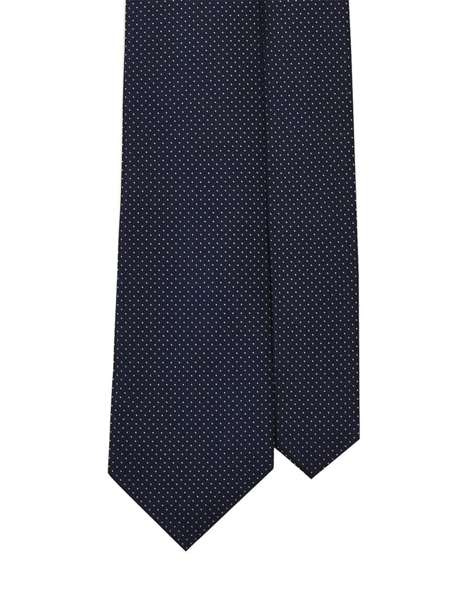 Corbata regular estampado lunares para hombre 3