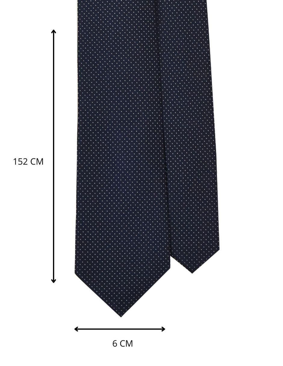 Corbata regular estampado lunares para hombre 2