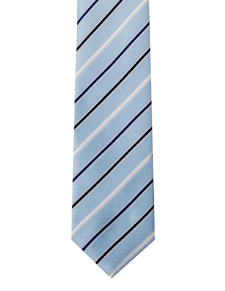 Corbata regular estampado a rayas para hombre