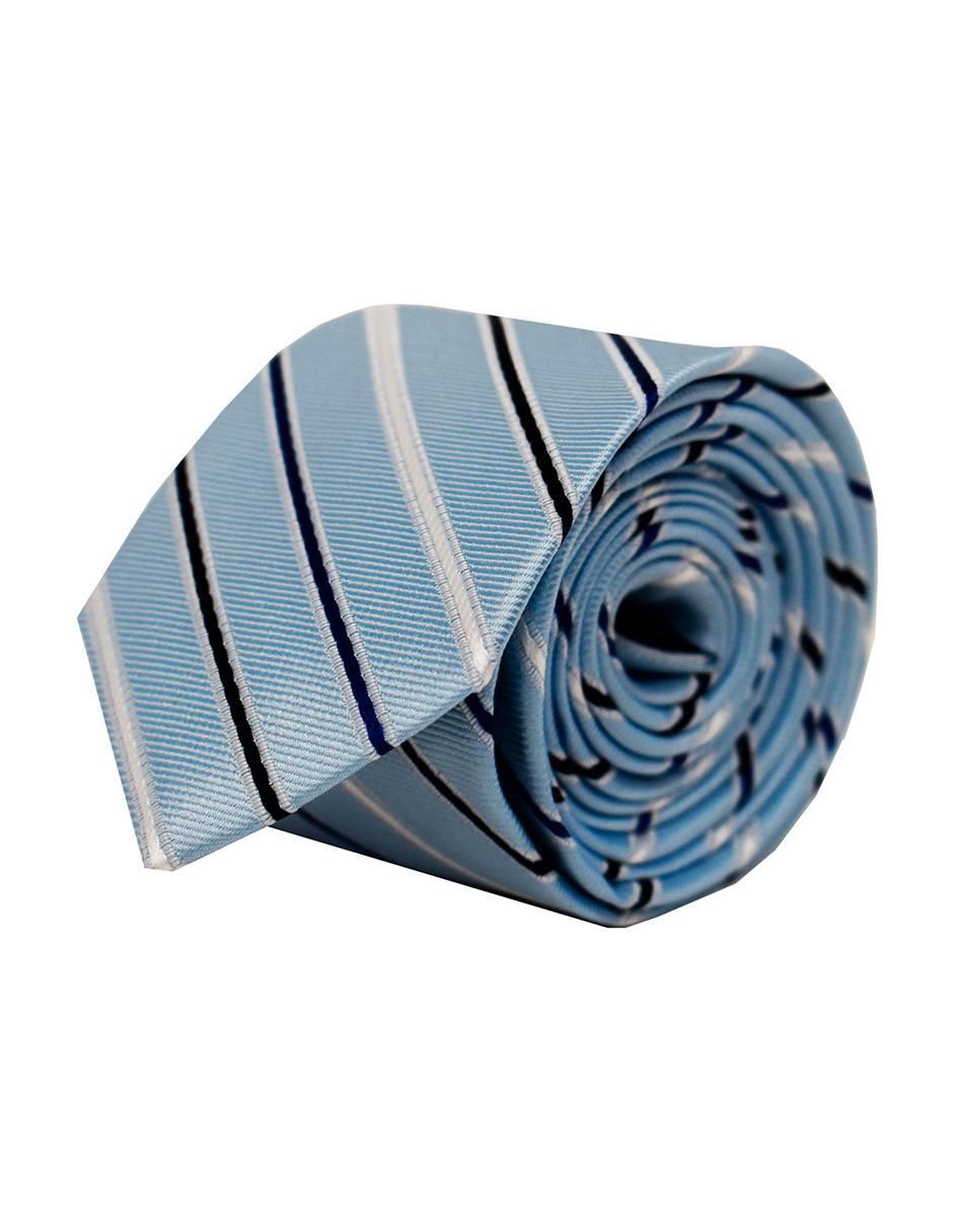 Corbata regular estampado a rayas para hombre