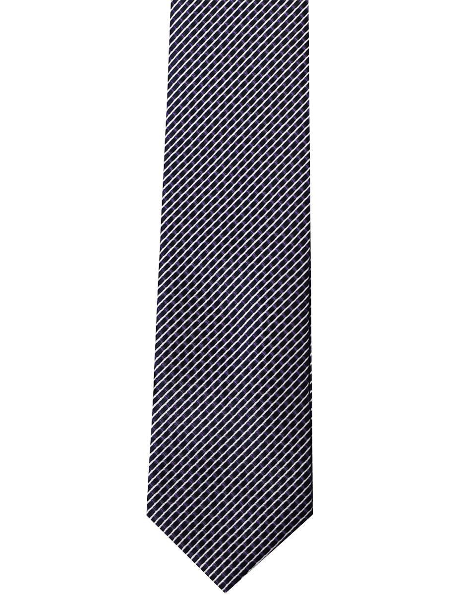 Corbata regular de seda estampado para hombre